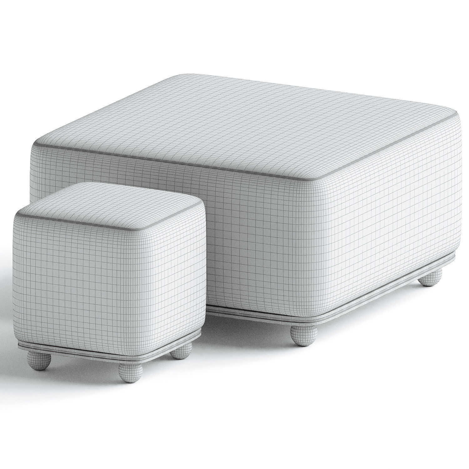 Arie Ottoman 3D model_3