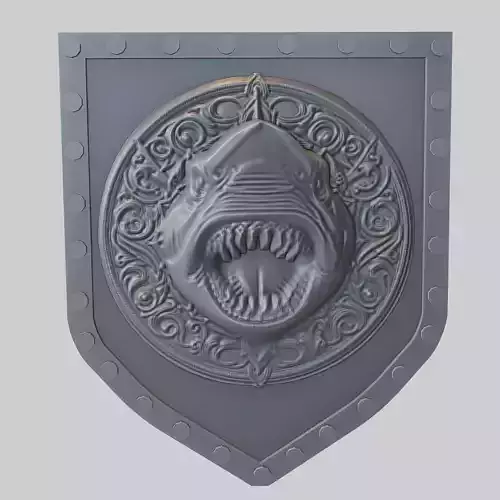 Shark Animal Wall Art Shark Animal Medallion 