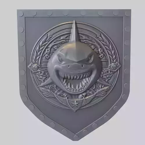 Shark Animal Wall Art Shark Animal Medallion 