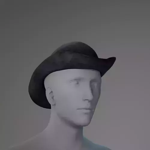 Western Cowboy Hat 3D Model
