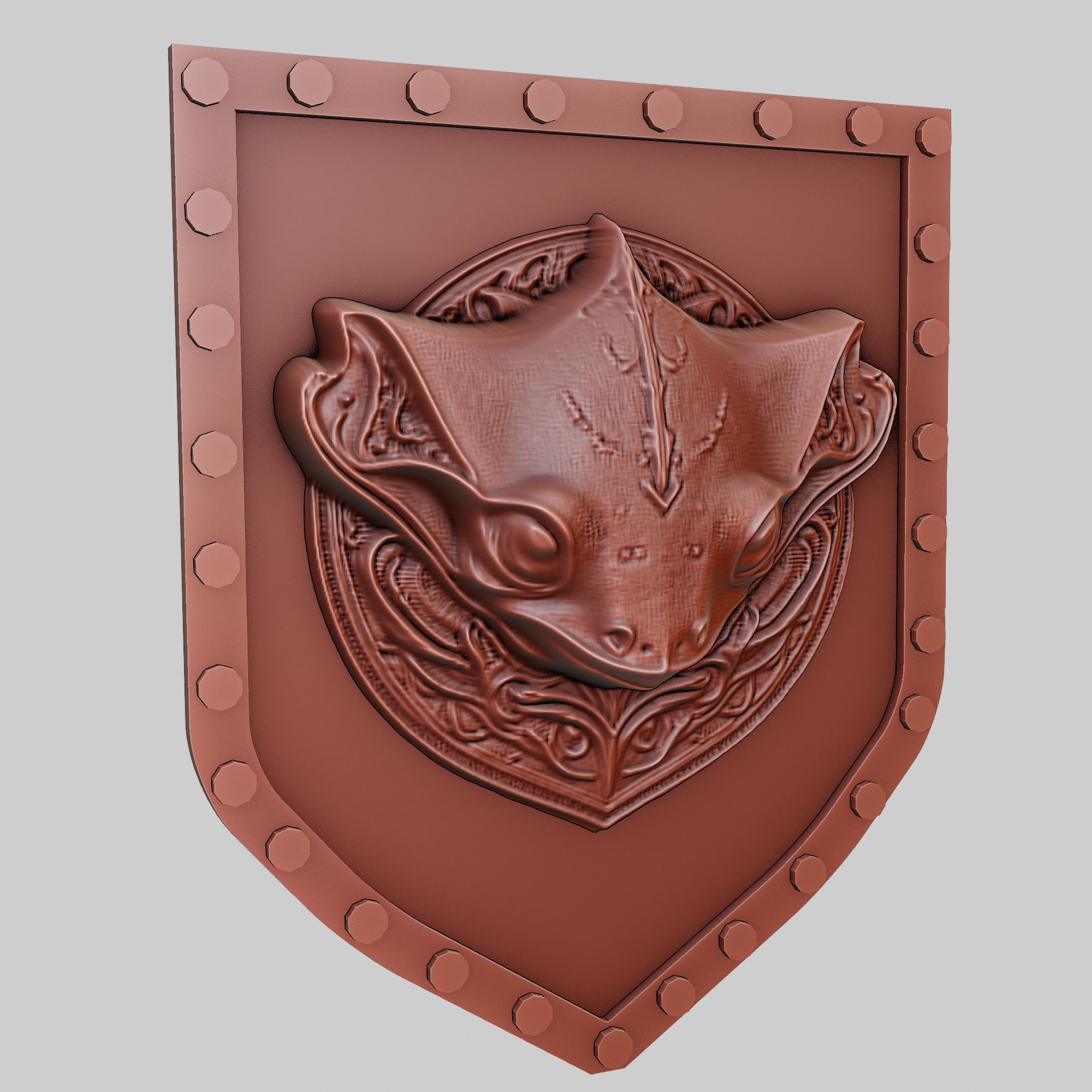 Stingray Animal Wall Art Stingray Animal Medallion  3D print model_3