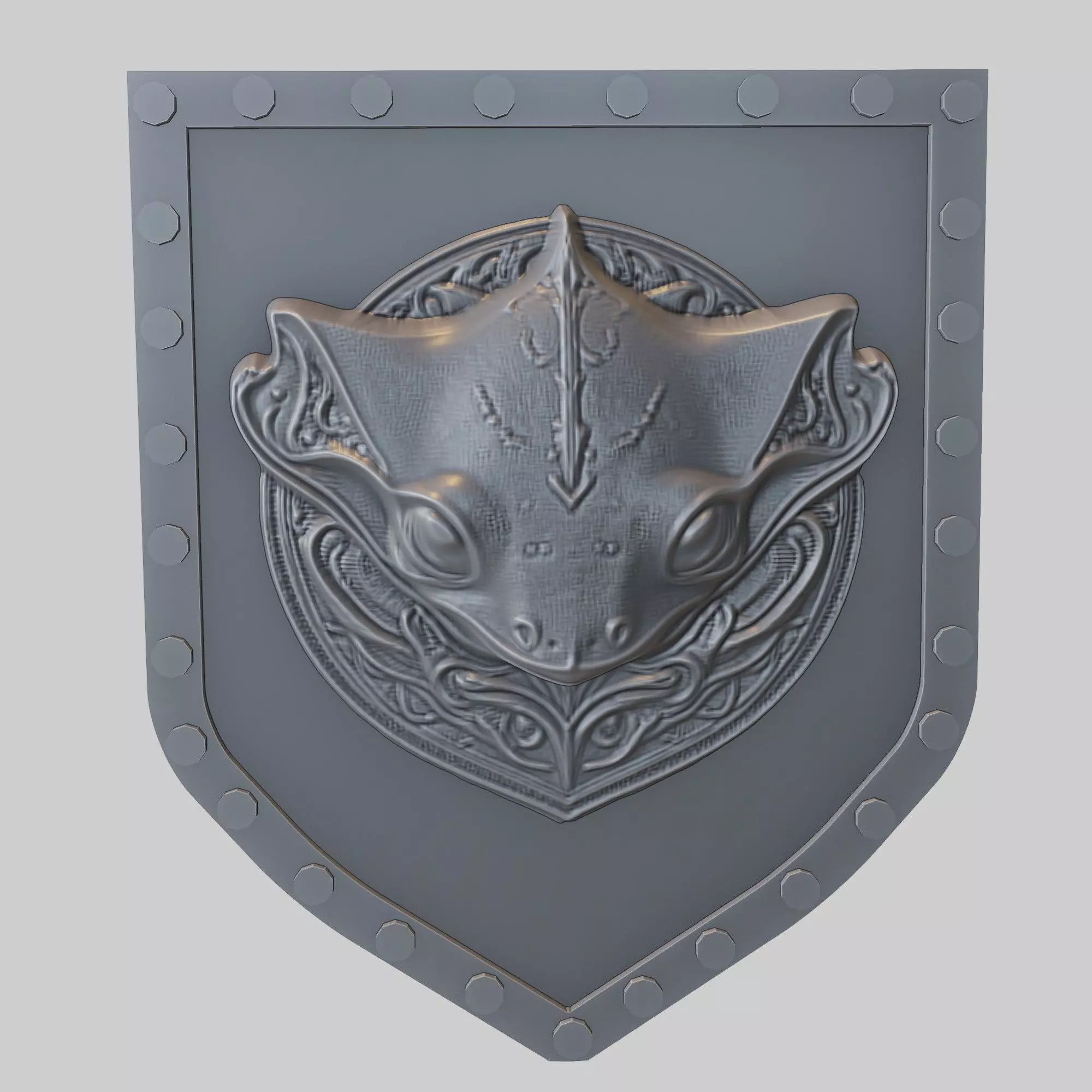 Stingray Animal Wall Art Stingray Animal Medallion  3D print model_0