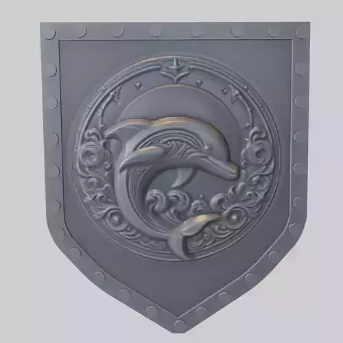 Dolphin Animal Wall Art Dolphin Animal Medallion 