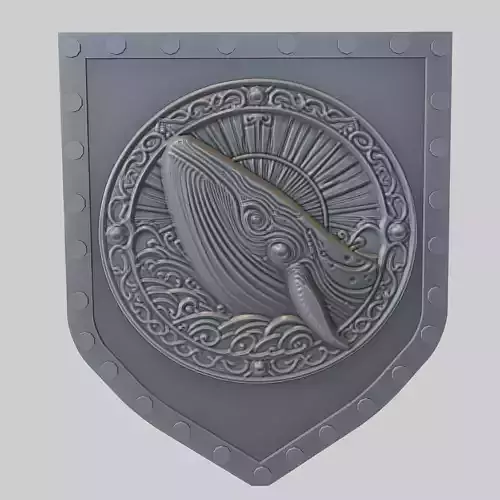 Whale Animal Wall Art Whale Animal Medallion 