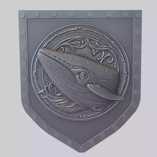 Whale Animal Wall Art Whale Animal Medallion 