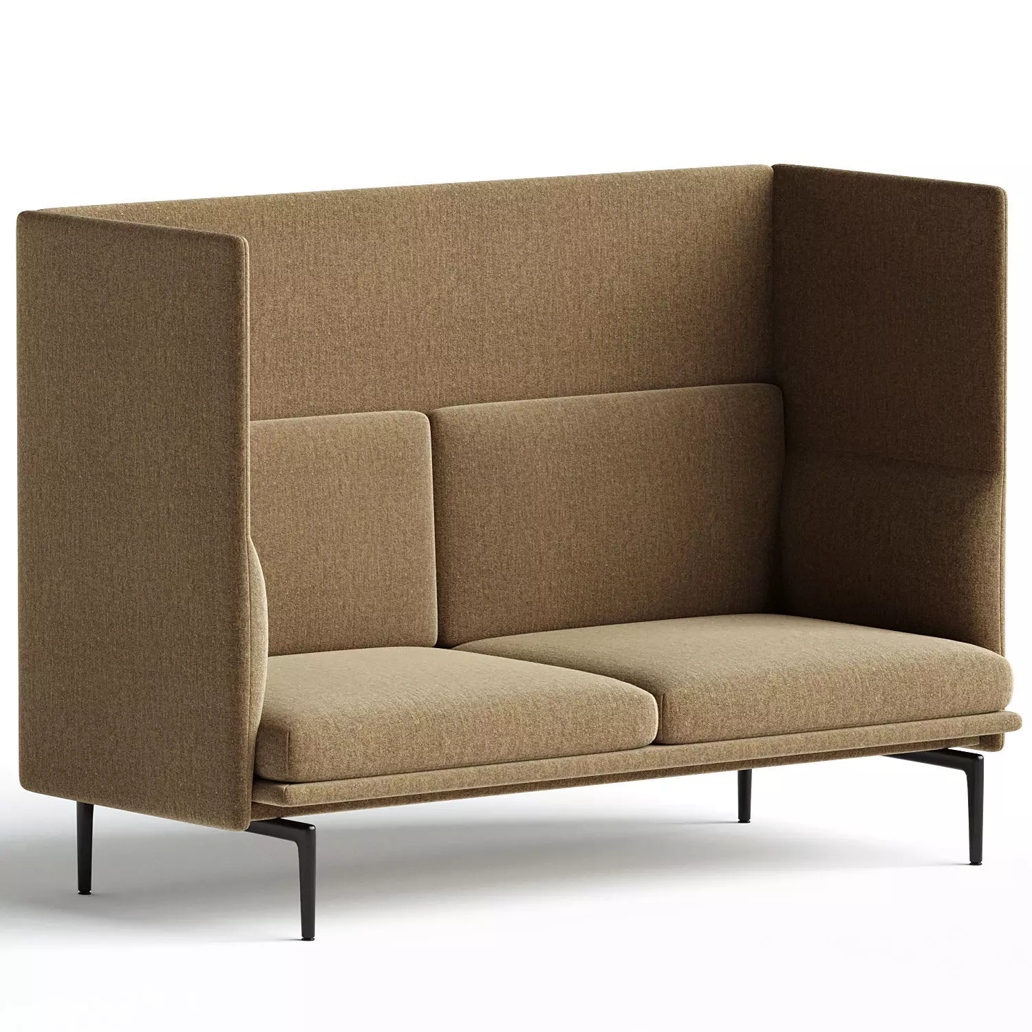 Outline Highback 2 Seater Sofa 3D model