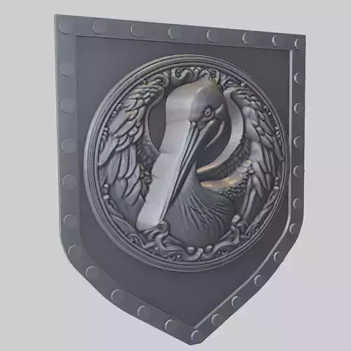 Pelican Animal Wall Art Pelican Animal Medallion 