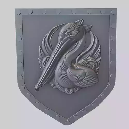 Pelican Animal Wall Art Pelican Animal Medallion 