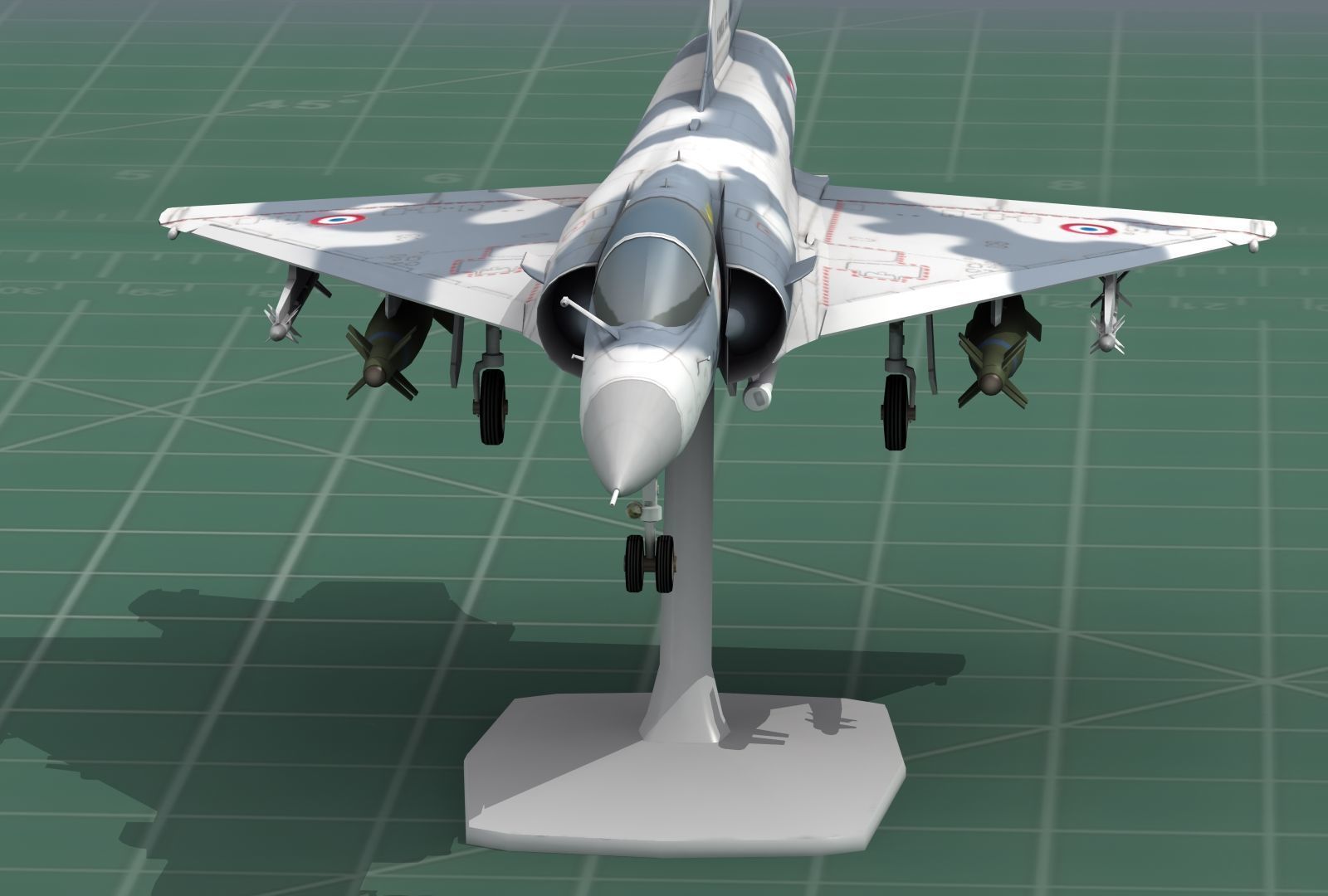 Mirage2000C Jet Fighter 3D Print Model 3D print model_17