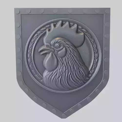 Chicken Animal Wall Art Chicken Animal Medallion 