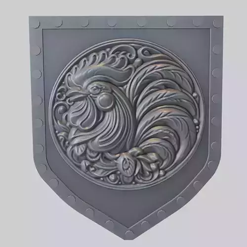 Rooster Animal Wall Art Rooster Animal Medallion 