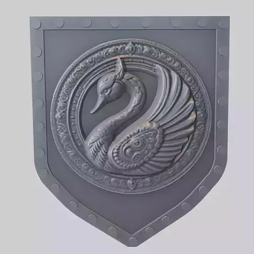 Swan Animal Wall Art Swan Animal Medallion 