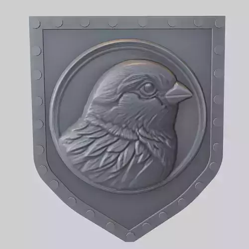 Sparrow Animal Wall Art Sparrow Animal Medallion 