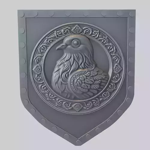 Pigeon Animal Wall Art Pigeon Animal Medallion 