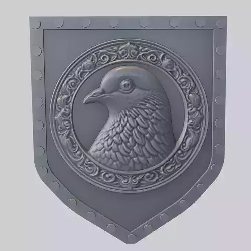 Pigeon Animal Wall Art Pigeon Animal Medallion 