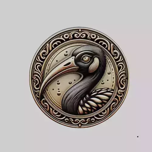 Ibis Animal Head Ibis Animal Medallion