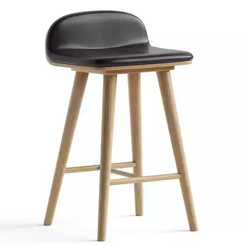 Capa Leather Bar Stool