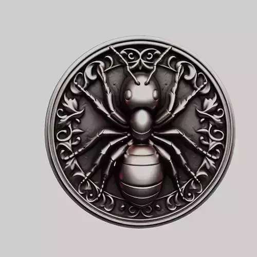Ant Animal Head Ant Animal Medallion