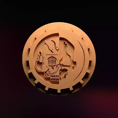 ADEPTUS MECHANICUS LOGO Free 3D print model