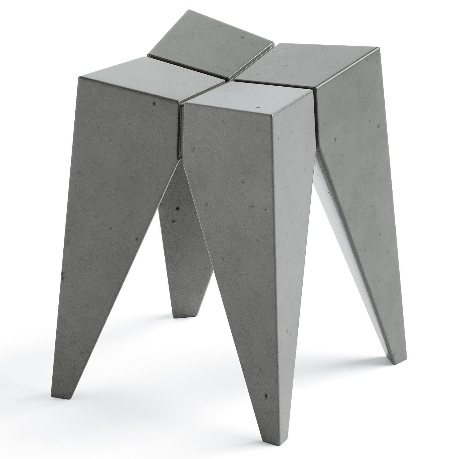 Bridge Stool 3D model_1