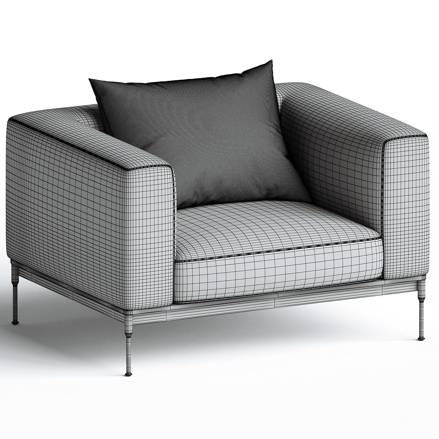 SAVILE ARMCHAIR 3D model_2