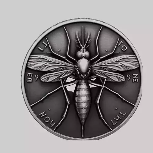 Mosquito Animal Head Mosquito Animal Medallion