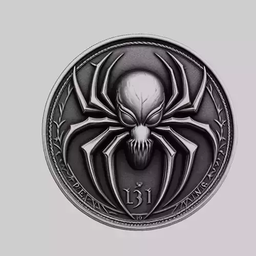 Spider Animal Head Spider Animal Medallion