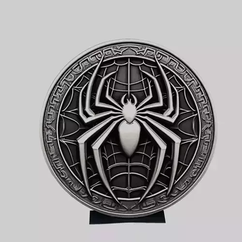 Spider Animal Head Spider Animal Medallion