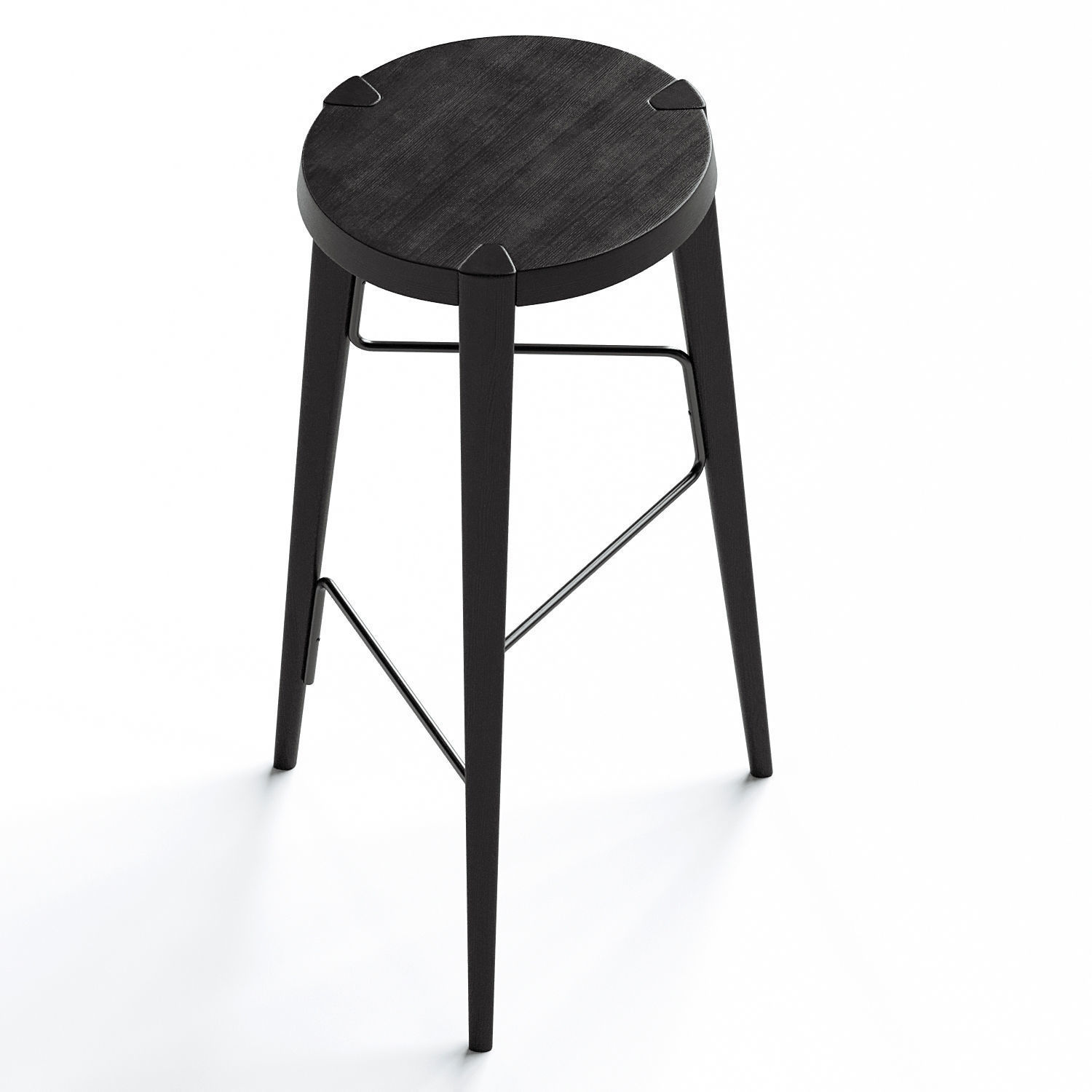 SPUTNIK BAR STOOL BY ROGER ARQUER 3D model_1
