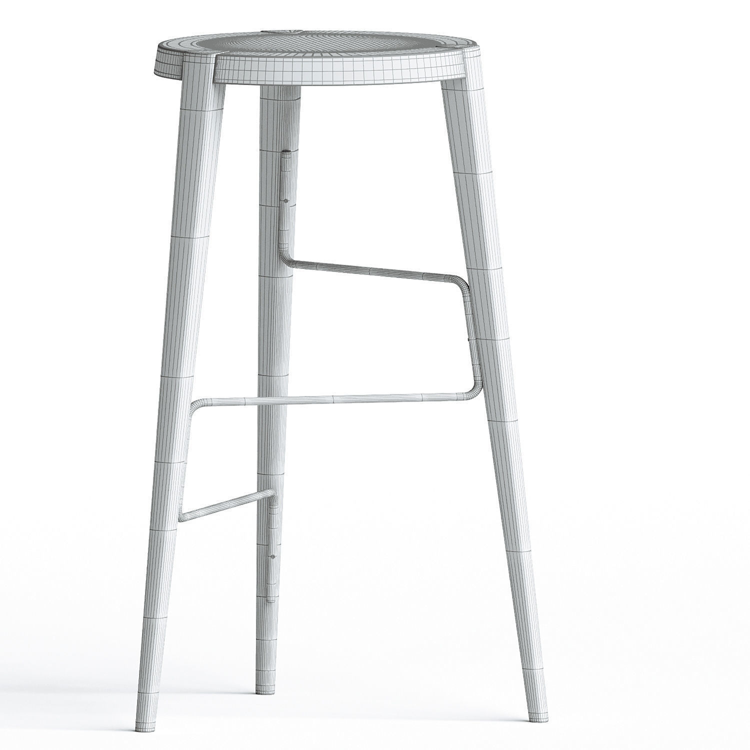 SPUTNIK BAR STOOL BY ROGER ARQUER 3D model_2