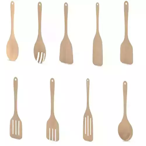 Wooden Kitchenware Collection