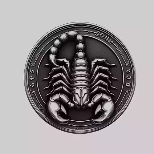 Scorpion Animal Head Scorpion Animal Medallion