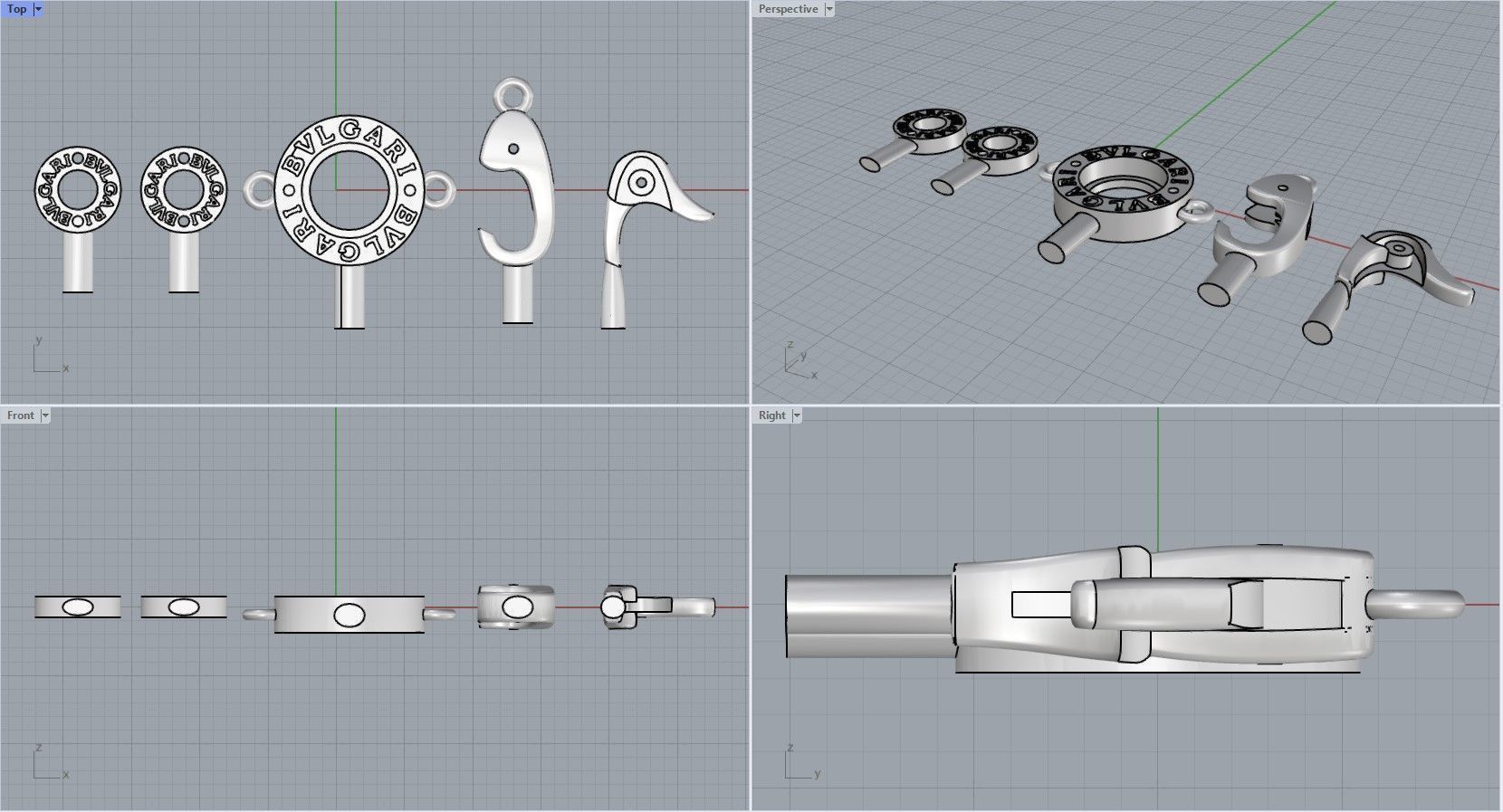 Bvlgari Bracelet 3D print model_5