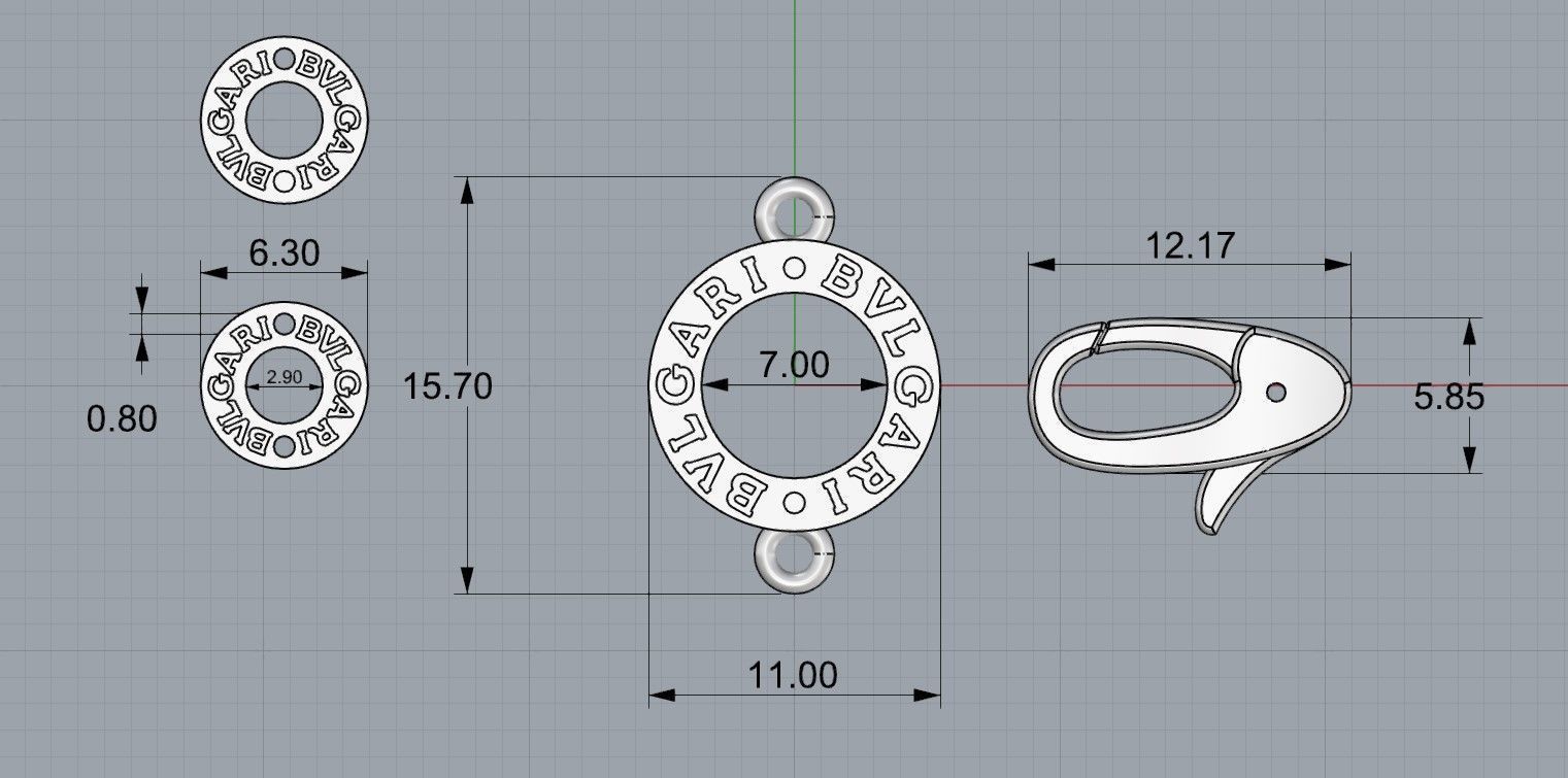 Bvlgari Bracelet 3D print model_3