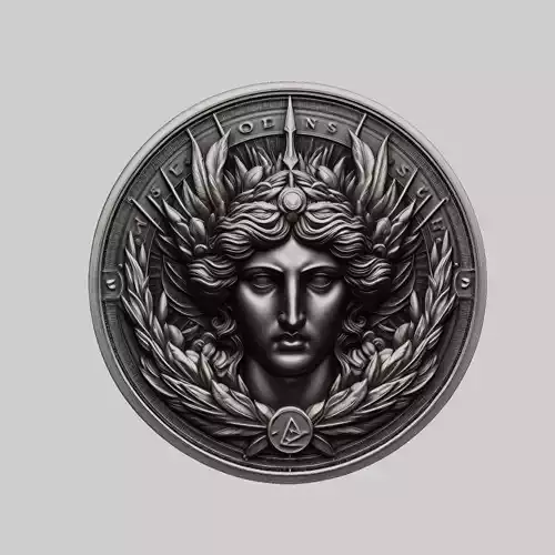 Mussel Animal Head Mussel Animal Medallion 3D print model