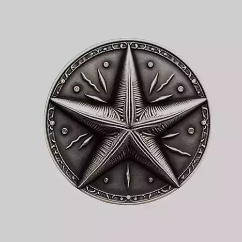 Starfish Animal Head Starfish Animal Medallion