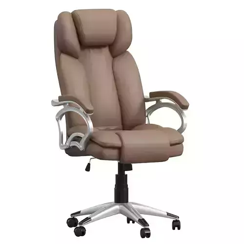 CorLiving Workspace Executive Office Chair in Caramel Brown