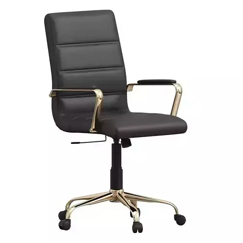 Flash Furniture Executive Swivel Chair in Black