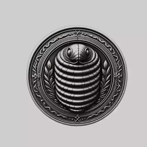 Coral Animal Head Coral Animal Medallion