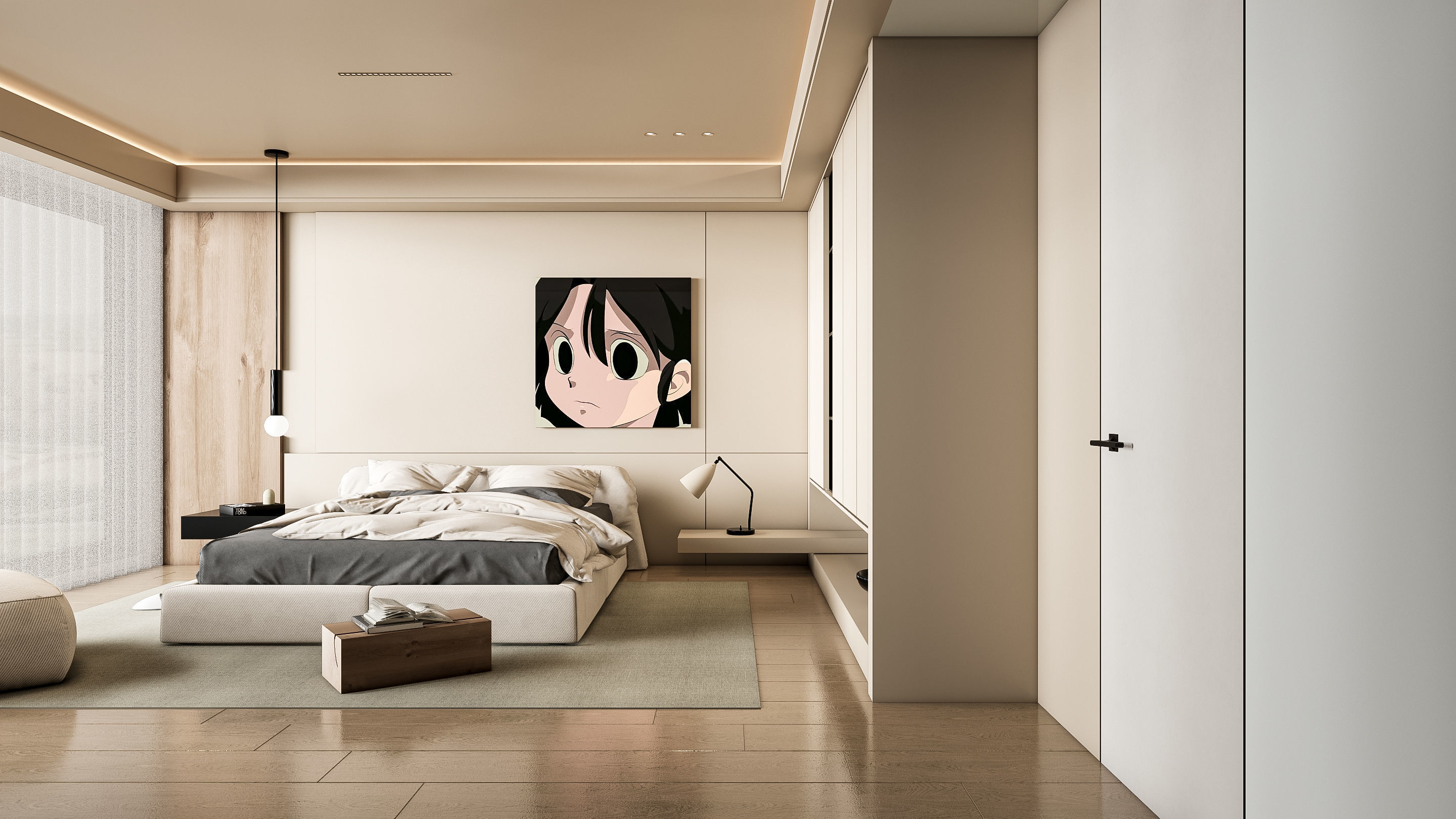 Bedroom 14 3D model_2