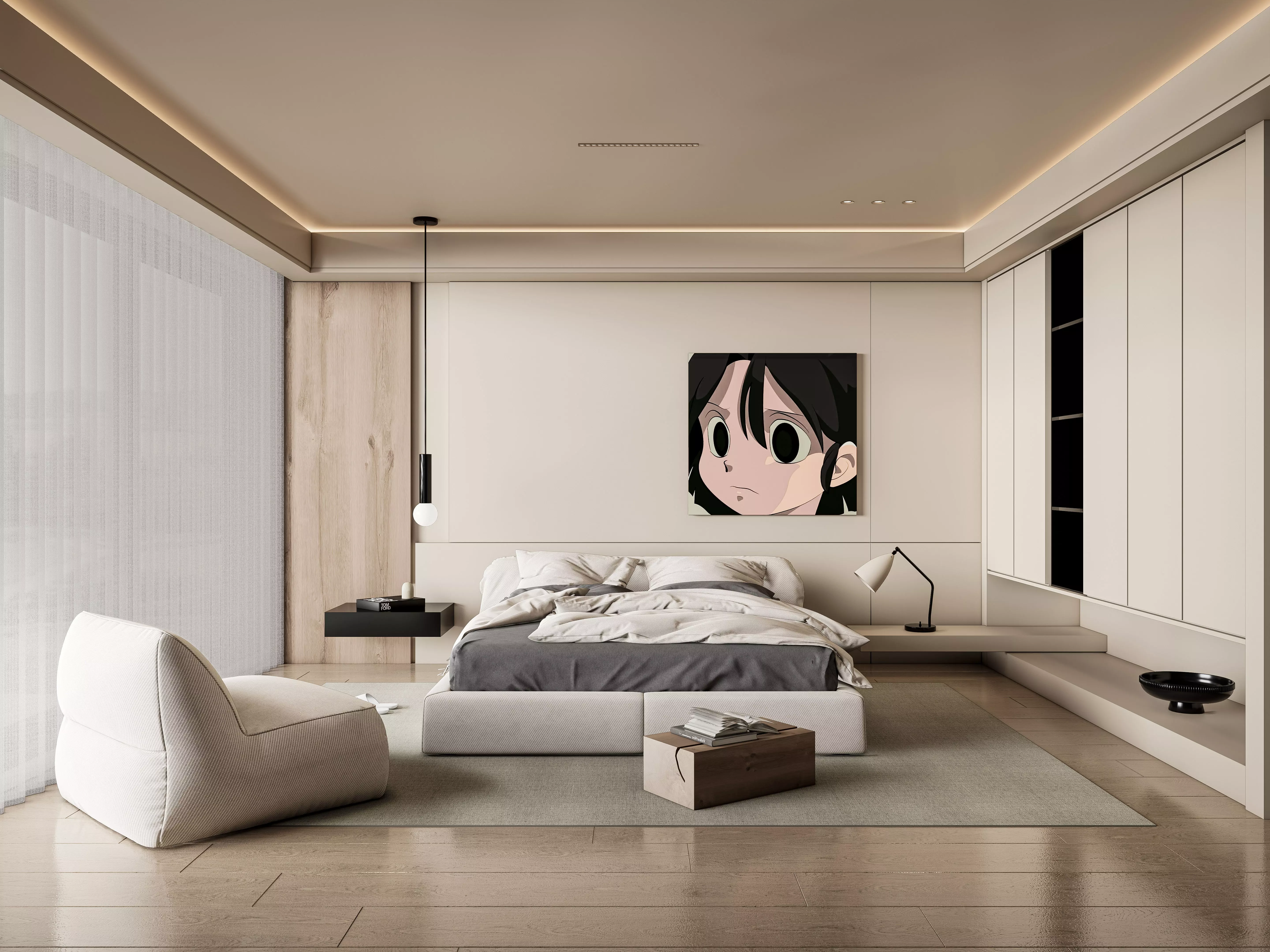 Bedroom 14 3D model_0