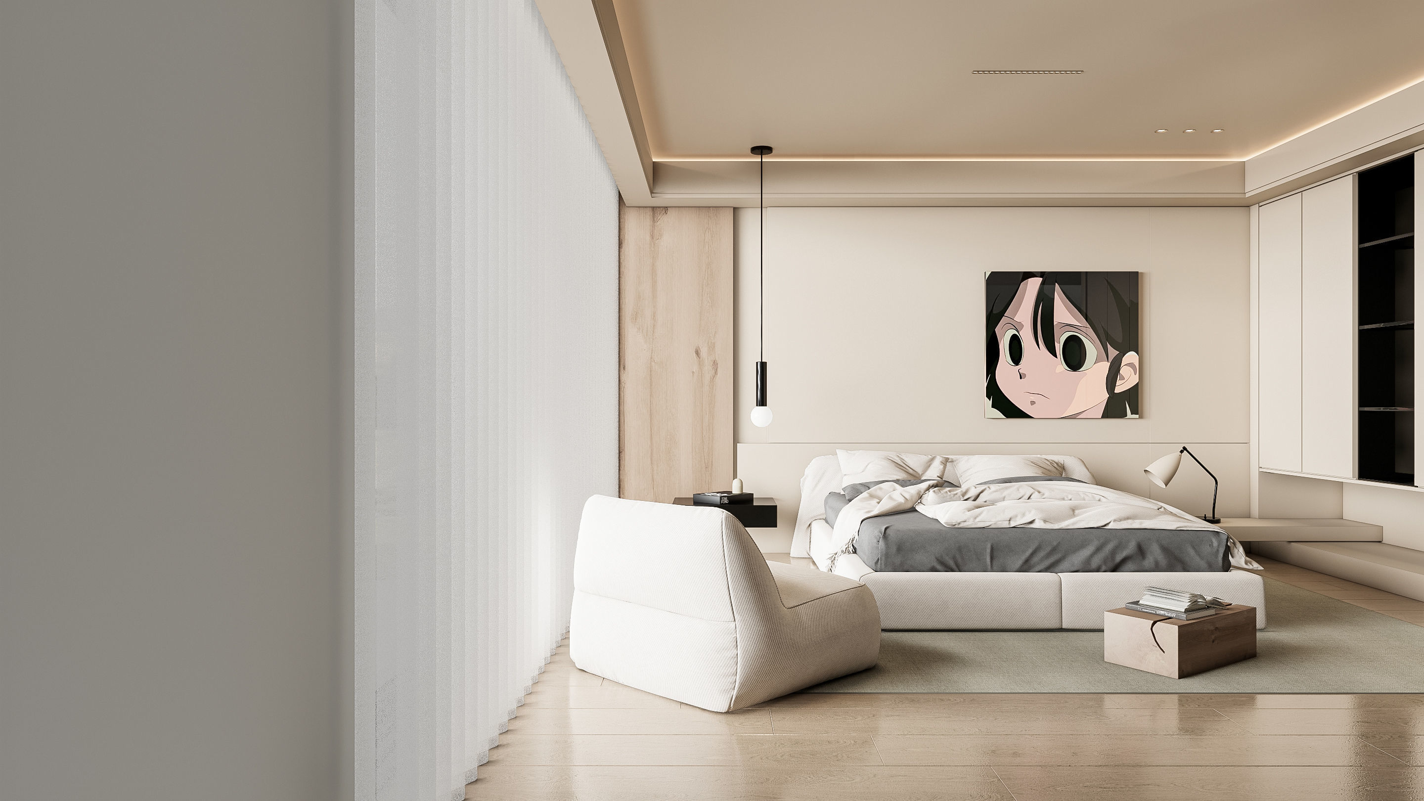 Bedroom 14 3D model_3