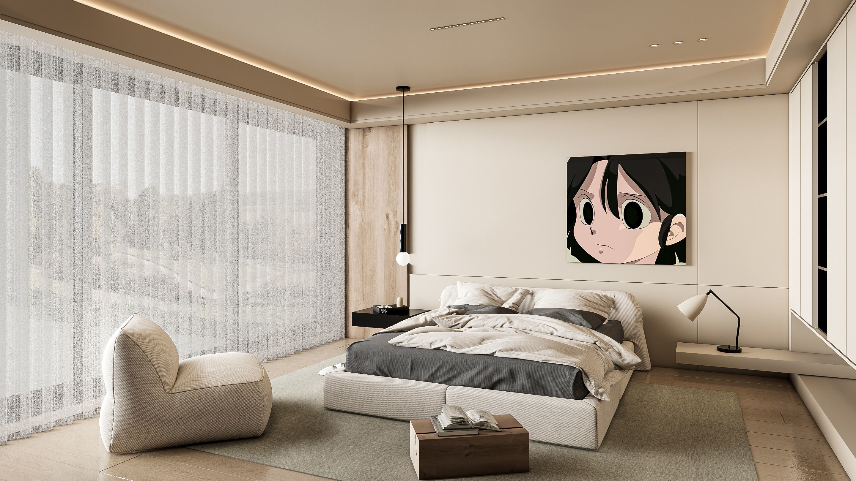 Bedroom 14 3D model_6