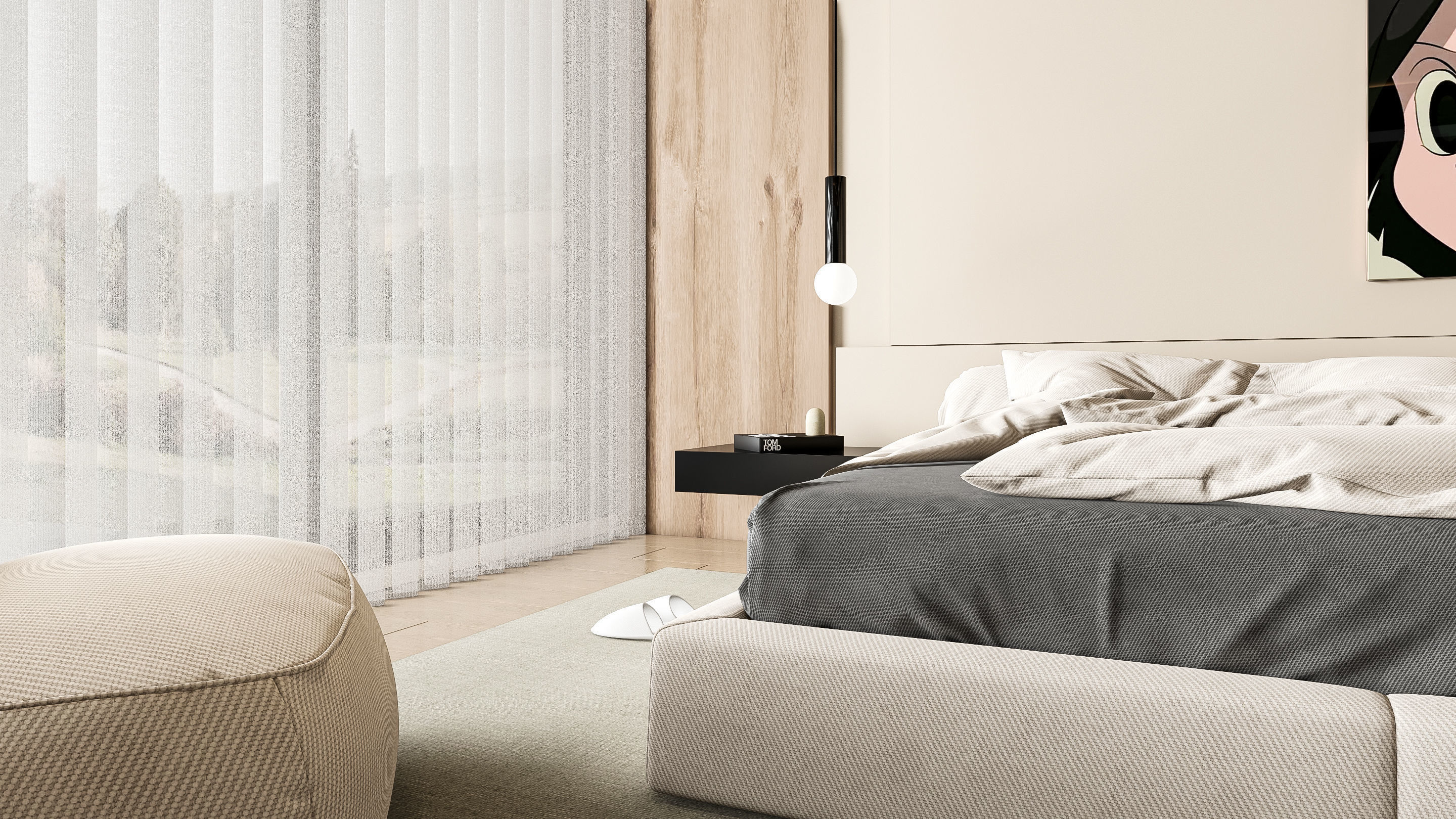 Bedroom 14 3D model_8