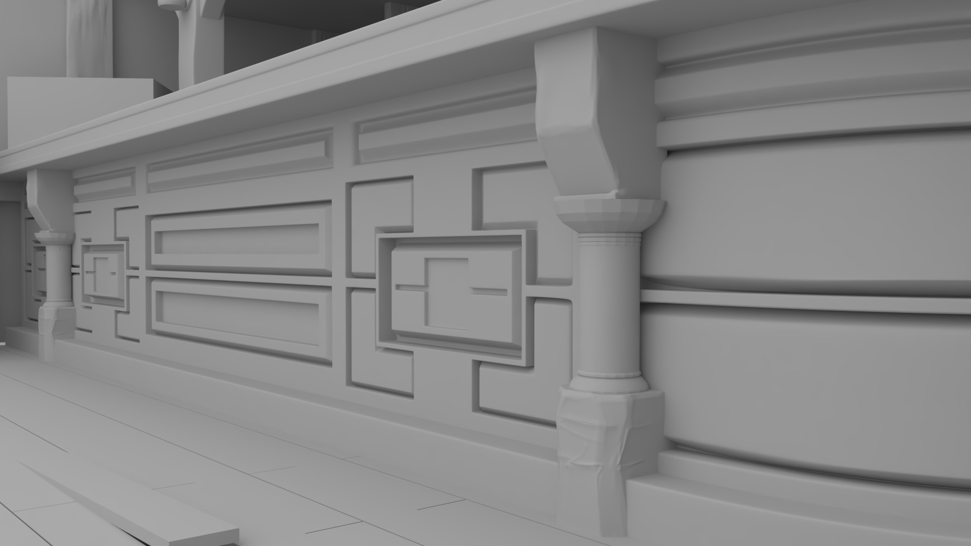 Old Vintage beer bar 3D model_8