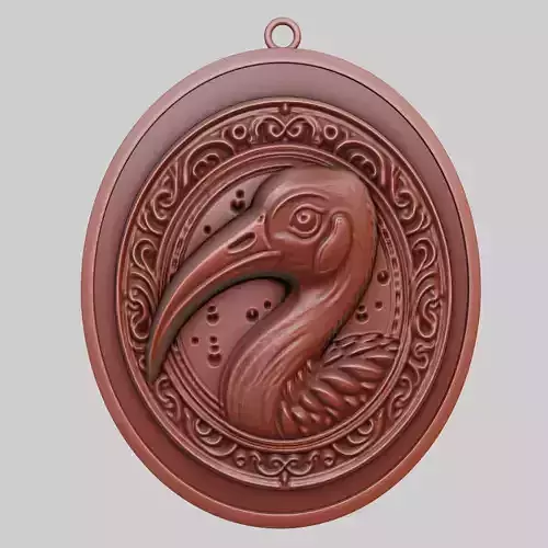 Ibis Animal Pendant Ibis Animal Necklace