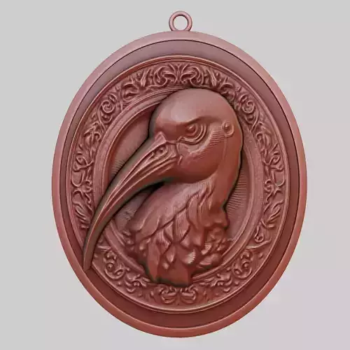 Ibis Animal Pendant Ibis Animal Necklace