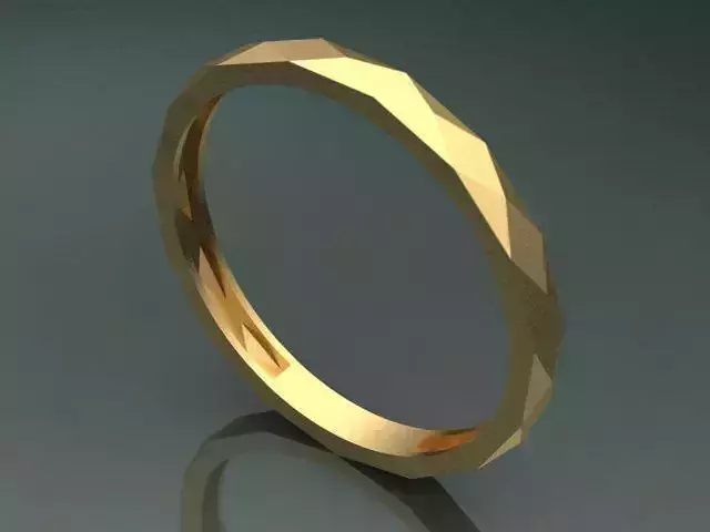 Facet Ring 3D print model