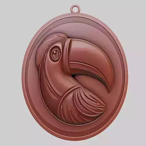 Toucan Animal Pendant Toucan Animal Necklace