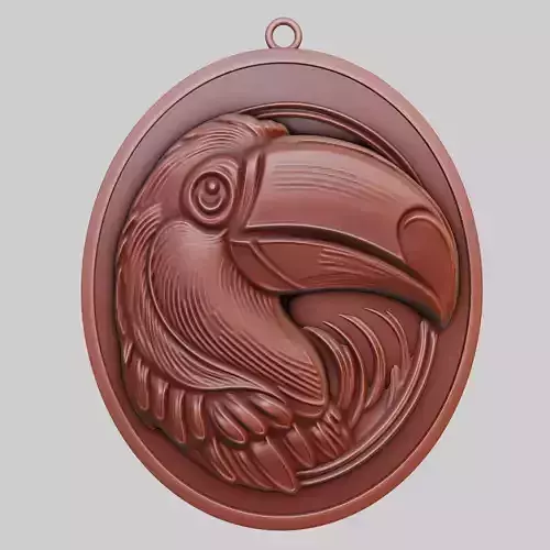 Toucan Animal Pendant Toucan Animal Necklace